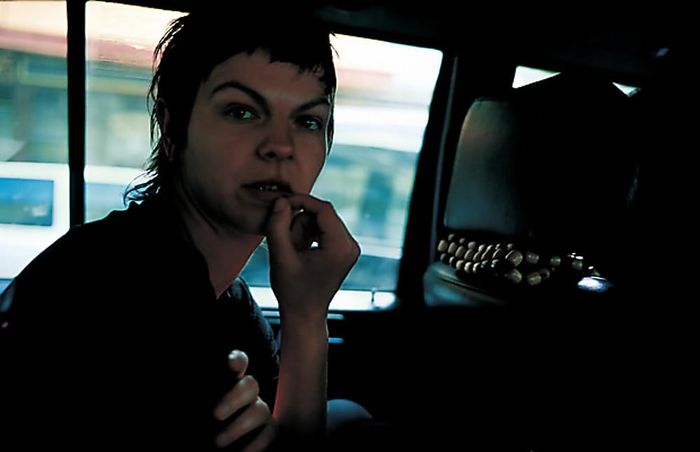 Couverture du livre « VALERIE DANS LE TAXI » de Nan Goldin, librairie Les Contes Infusés à Corte