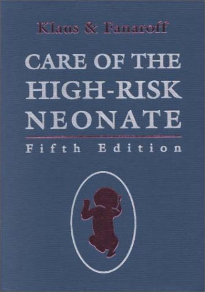 Couverture du livre « CARE OF THE HIGH ROSK NEONATE » de Collectif, librairie Les Contes Infusés à Corte
