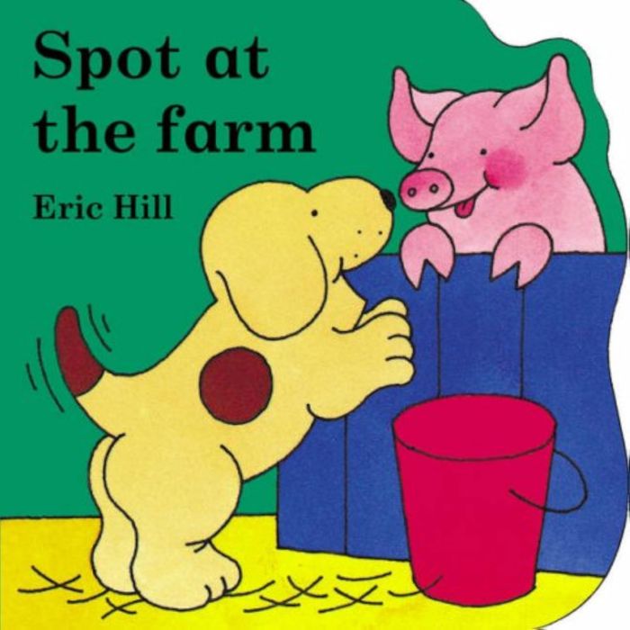 Couverture du livre « LITTLE SPOT BOARD BOOK: SPOT AT THE FARM (COLOURED COVER) », librairie Les Contes Infusés à Corte