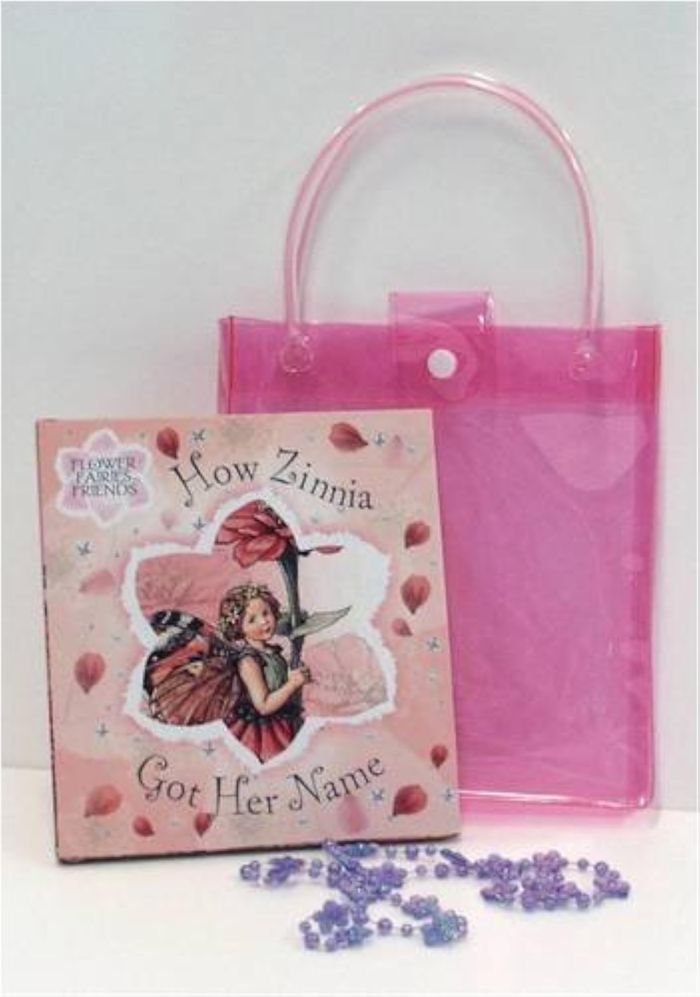 Couverture du livre « FLOWER FAIRIES FRIENDS ZINNIA GIFTBAG » de Barker Cicely Mary, librairie Les Contes Infusés à Corte