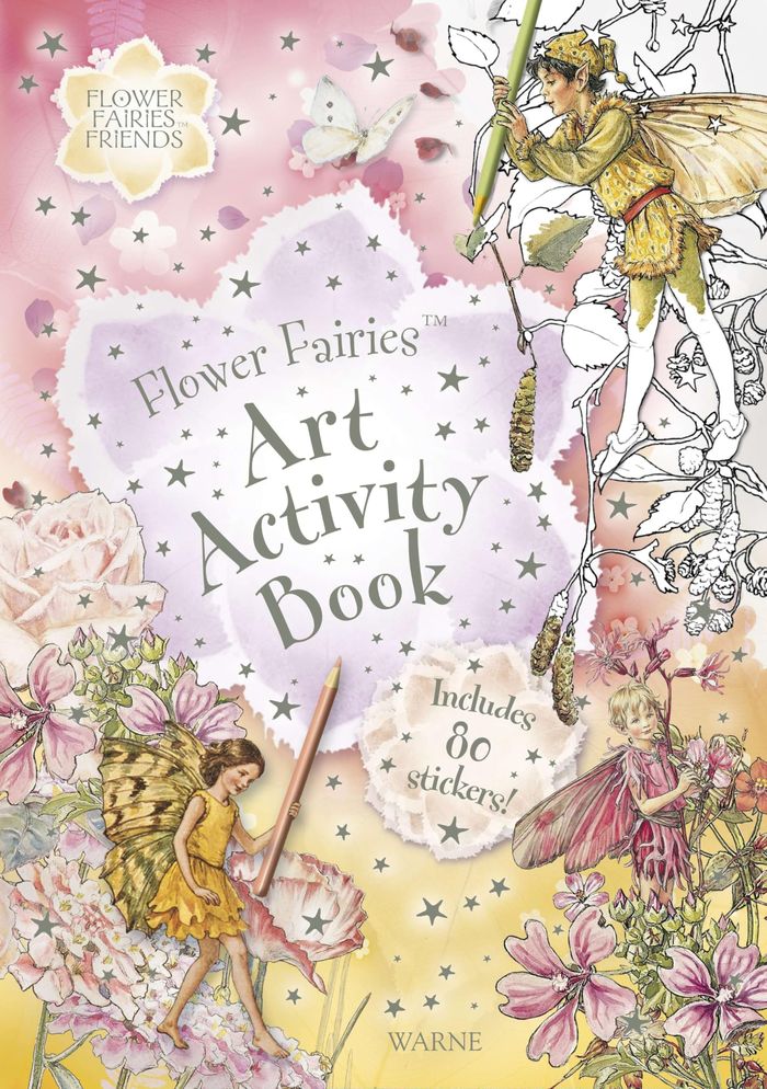 Couverture du livre « FLOWER FAIRIES ART ACTIVITY BOOK (US) » de Barker Cicely Mary, librairie Les Contes Infusés à Corte