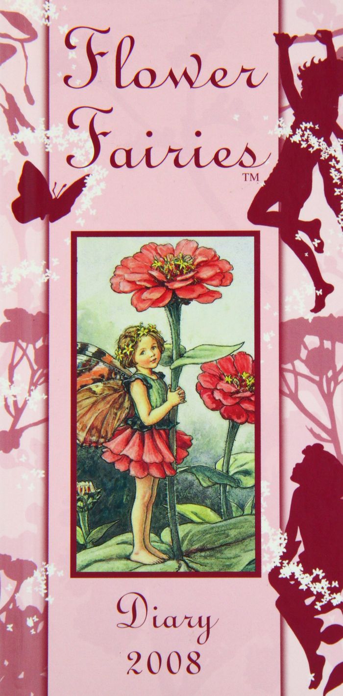 Couverture du livre « FLOWER FAIRIES SLIM DIARY 2008 (SS) » de Anonymous Cicely Mar, librairie Les Contes Infusés à Corte