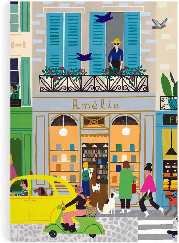 Couverture du livre « PARISIAN LIFE A5 NOTEBOOK », librairie Les Contes Infusés à Corte