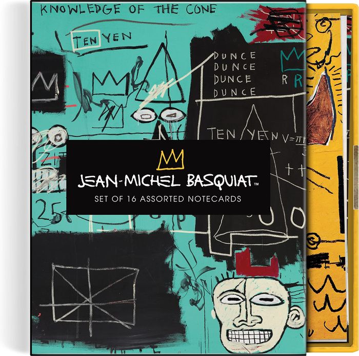 Couverture du livre « BASQUIAT GREETING CARD ASSORTMENT », librairie Les Contes Infusés à Corte