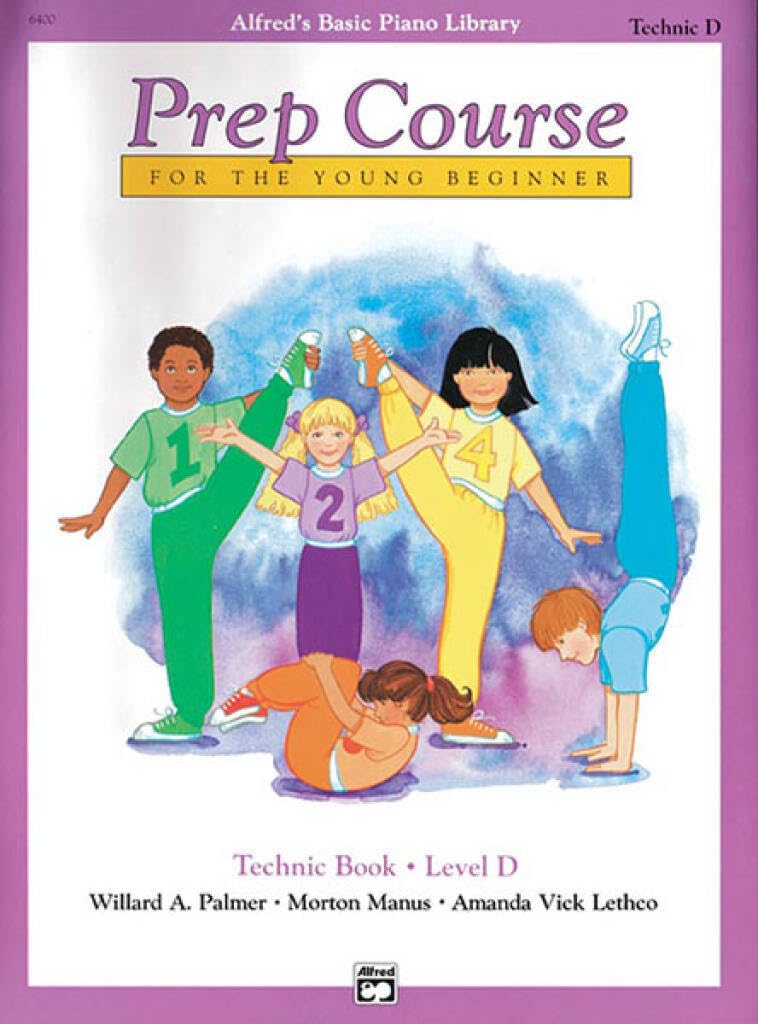 Couverture du livre « PREP COURSE FOR THE YOUNG BEGINNER - TECHNIC BOOK (LEVEL D) PIANO » de Palmer, A. Willard, librairie Les Contes Infusés à Corte