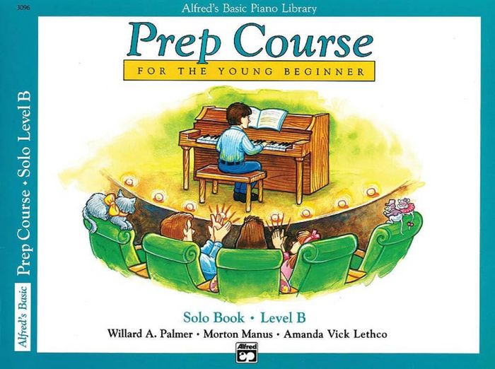 Couverture du livre « PREP COURSE FOR THE YOUNG BEGINNER - SOLO BOOK (LEVEL B) PIANO » de Palmer, A. Willard, librairie Les Contes Infusés à Corte