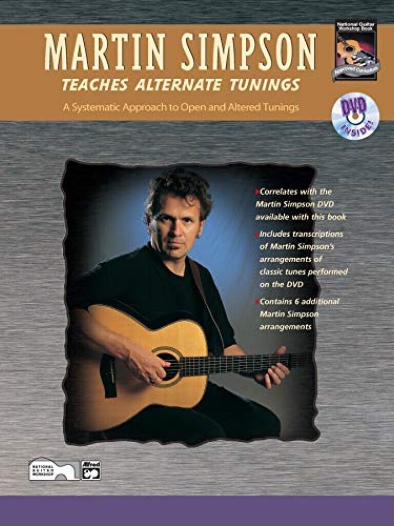 Couverture du livre « MARTIN SIMPSON TEACHES ALTERNATE TUNINGS (BOOK/DVD) +DVD » de Simpson, (aut Martin, librairie Les Contes Infusés à Corte