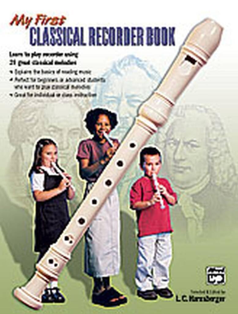 Couverture du livre « MY FIRST CLASSICAL RECORDER BOOK », librairie Les Contes Infusés à Corte