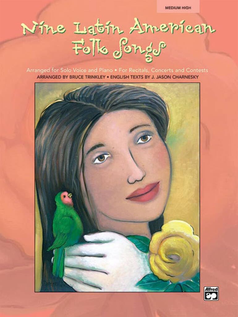 Couverture du livre « NINE LATIN AMERICAN FOLK SONGS - MEDIUM HIGH VOICE » de Trinkley, (arr Bruce, librairie Les Contes Infusés à Corte