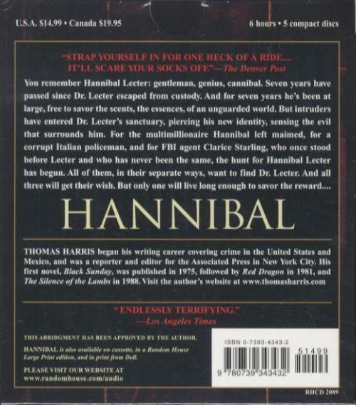 Quatrième de couverture de « HANNIBAL »