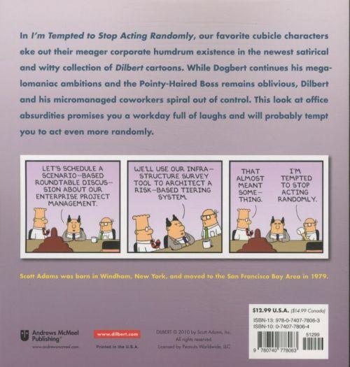 Quatrième de couverture de « I'M TEMPTED TO STOP ACTING RANDOMLY »