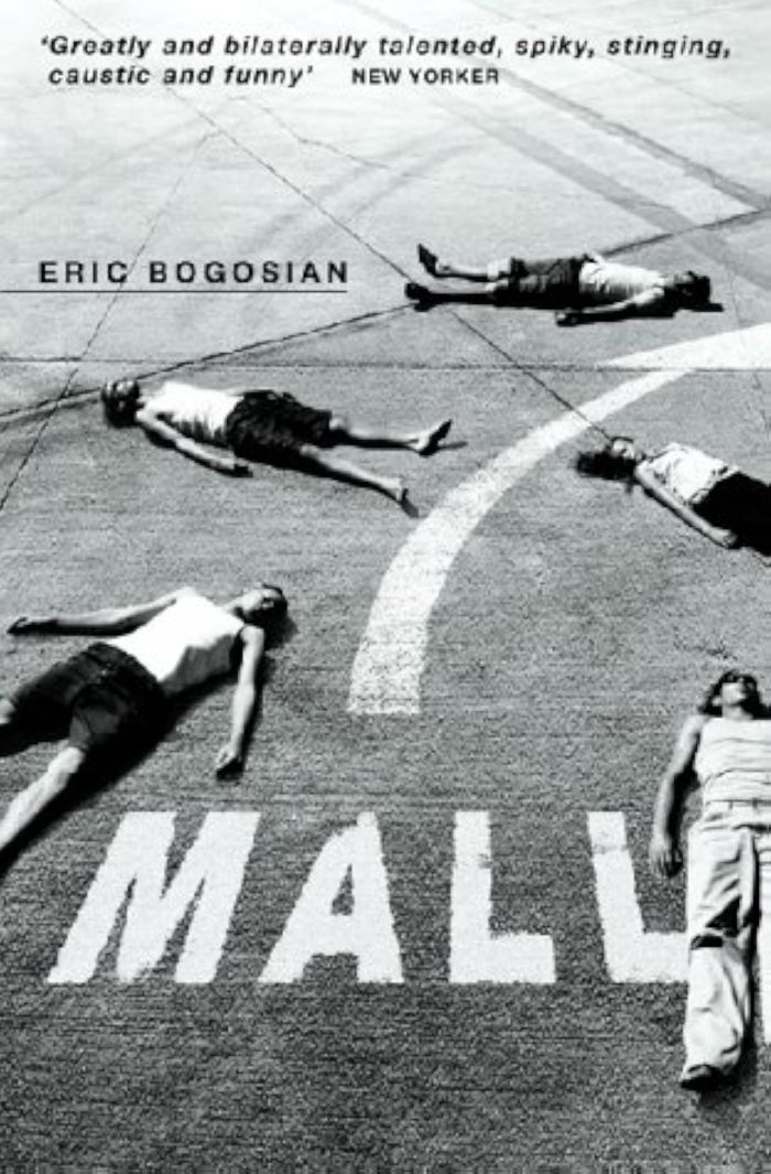 Couverture du livre « MALL » de Eric Bogosian, librairie Les Contes Infusés à Corte