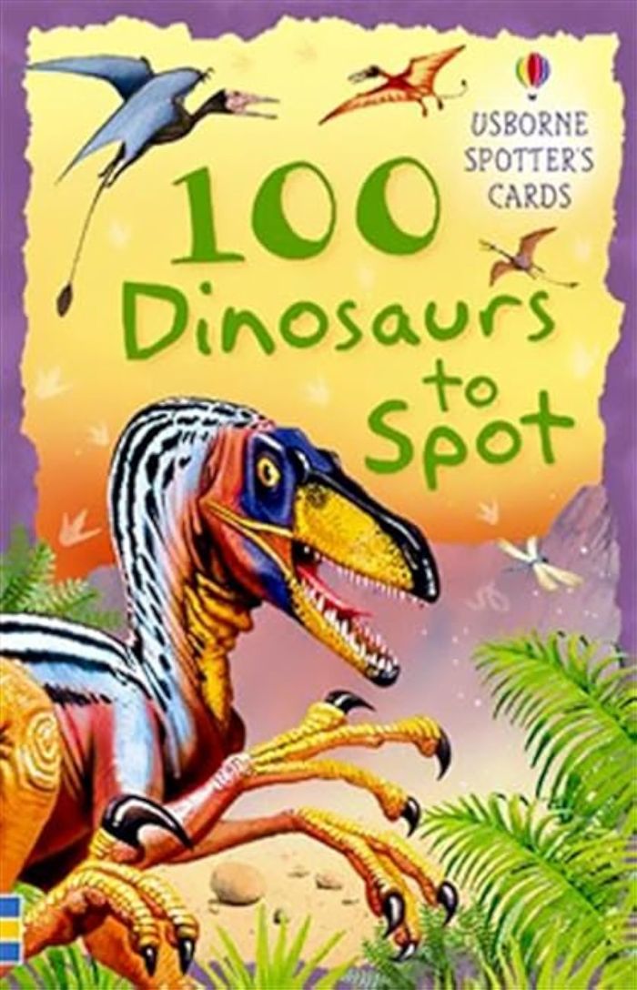 Couverture du livre « 100 DINOSAURS TO SPOT » de Clarke, Philip, librairie Les Contes Infusés à Corte