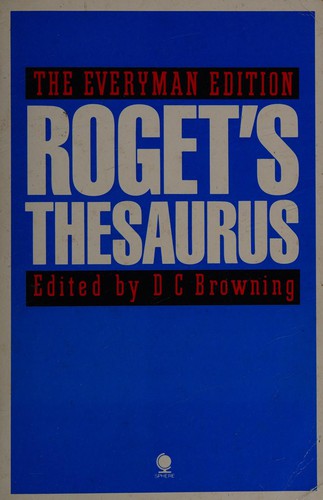 Couverture du livre « EVERYMAN'S THESAURUS OF ENGLISH WORDS AND PHRASES » de D.C. Browning, librairie Les Contes Infusés à Corte
