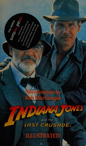 Couverture du livre « INDIANA JONES AND THE LAST CRUSADE » de Rob Mcgregor, librairie Les Contes Infusés à Corte