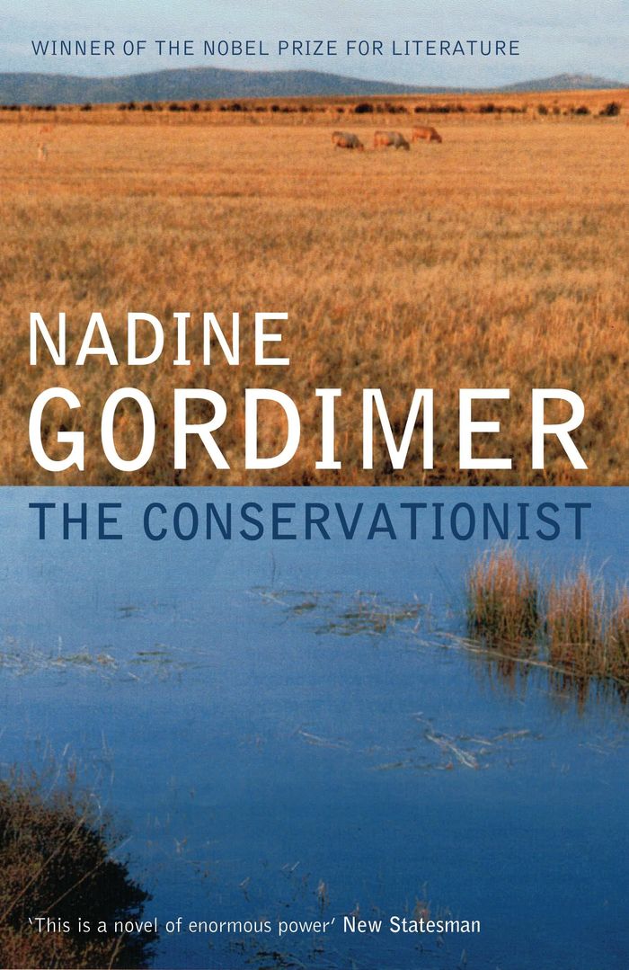 Couverture du livre « THE CONSERVATIONIST » de Nadine Gordimer, librairie Les Contes Infusés à Corte