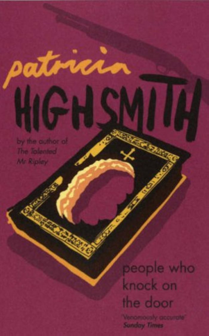 Couverture du livre « PEOPLE WHO KNOCK ON THE DOOR » de Highsmith, Patricia, librairie Les Contes Infusés à Corte