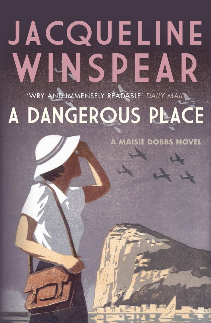 Couverture du livre « A DANGEROUS PLACE » de Winspear, Jacqueline, librairie Les Contes Infusés à Corte