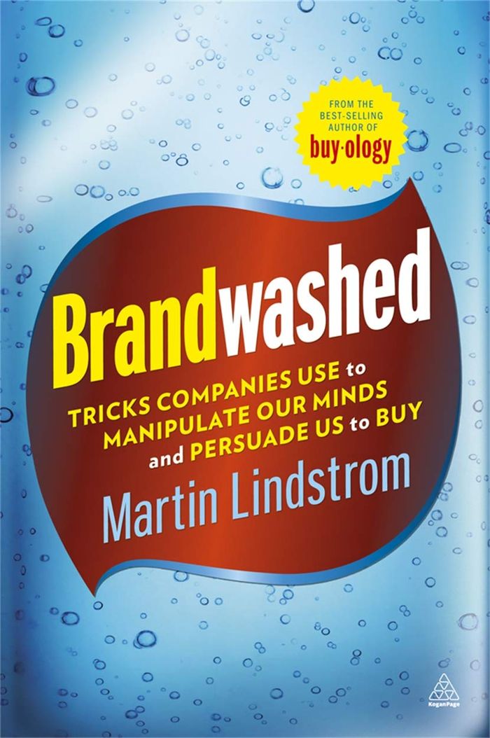 Couverture du livre « BRANDWASHED - TRICKS COMPANIES USE TO MANIPULATE OUR MINDS AND PERSUADE US TO BUY » de Martin Lindstrom, librairie Les Contes Infusés à Corte