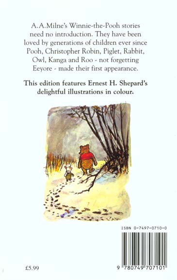 Quatrième de couverture de « WINNIE THE POOH BROCHE »
