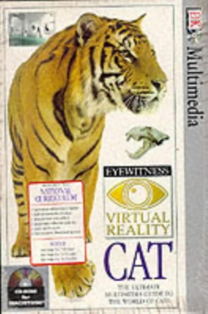Couverture du livre « CD-ROM: EYEWITNESS VIRTUAL REALITY: CAT (MAC VERSION) », librairie Les Contes Infusés à Corte