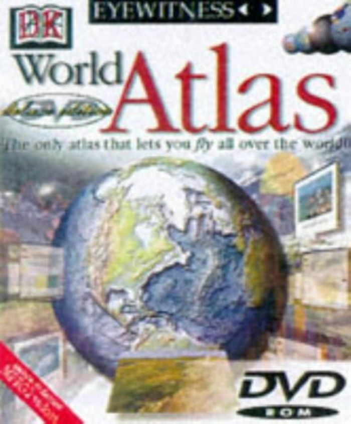 Couverture du livre « CD-ROM: EYEWITNESS WORLD ATLAS V2 (DVD) » de Cd-Rom, librairie Les Contes Infusés à Corte