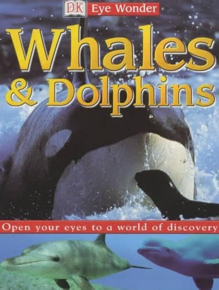 Couverture du livre « EYE WONDER: WHALES ET DOLPHINS » de Dorling Kindersley, librairie Les Contes Infusés à Corte