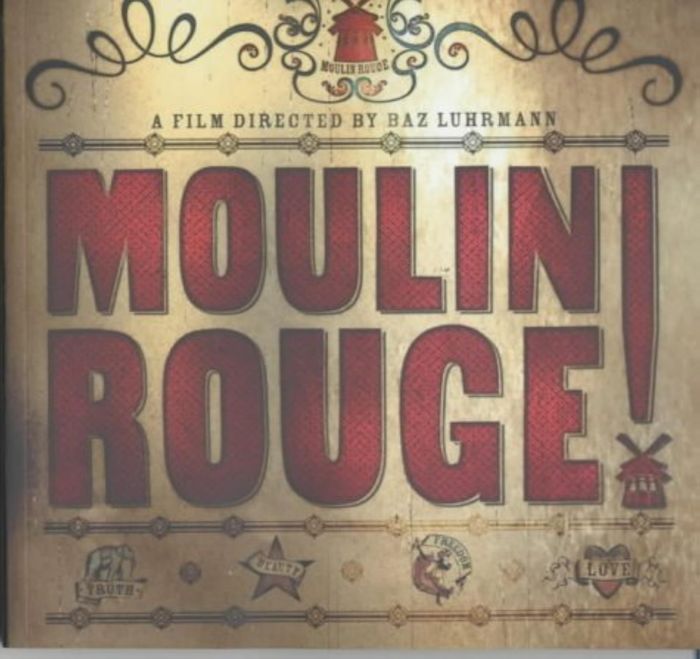 Couverture du livre « MOULIN ROUGE » de Baz Luhrman, librairie Les Contes Infusés à Corte