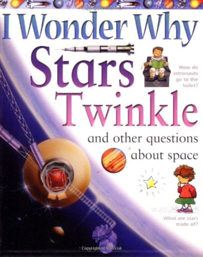 Couverture du livre « I WONDER WHY STARS TWINKLE » de Kingfisher, librairie Les Contes Infusés à Corte