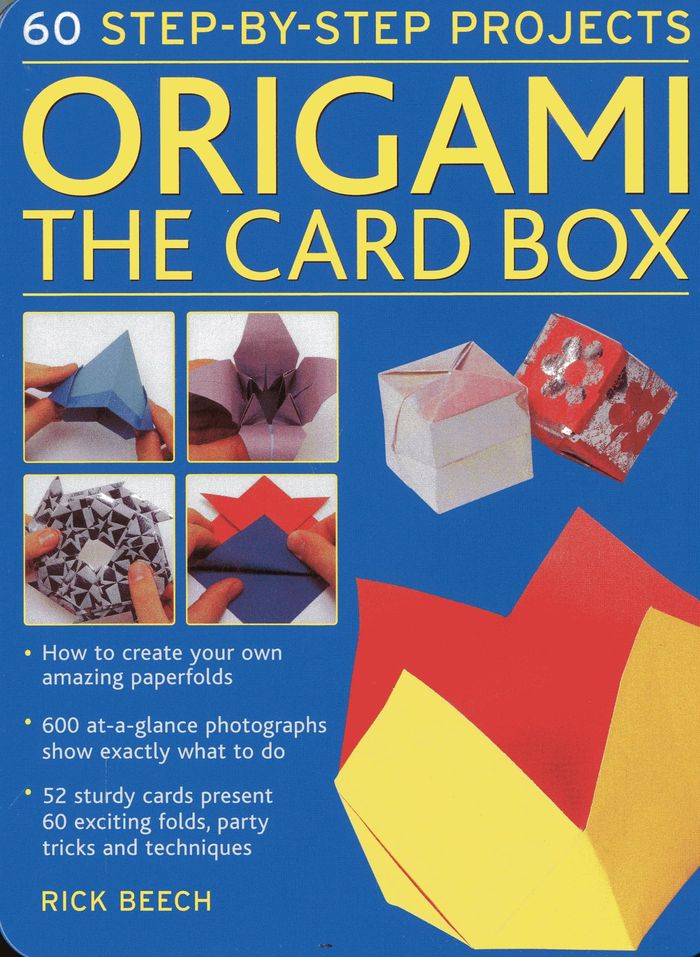 Couverture du livre « ORIGAMI: THE CARD BOX » de Beech, Rick, librairie Les Contes Infusés à Corte