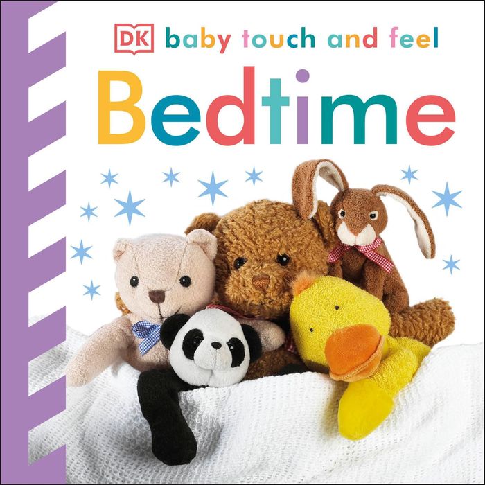 Couverture du livre « BABY TOUCH AND FEEL BEDTIME - AN INTERACTIVE GOODNIGHT BOARD BOOK » de Dk, librairie Les Contes Infusés à Corte