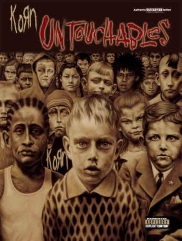 Couverture du livre « KORN: UNTOUCHABLES GUITARE », librairie Les Contes Infusés à Corte