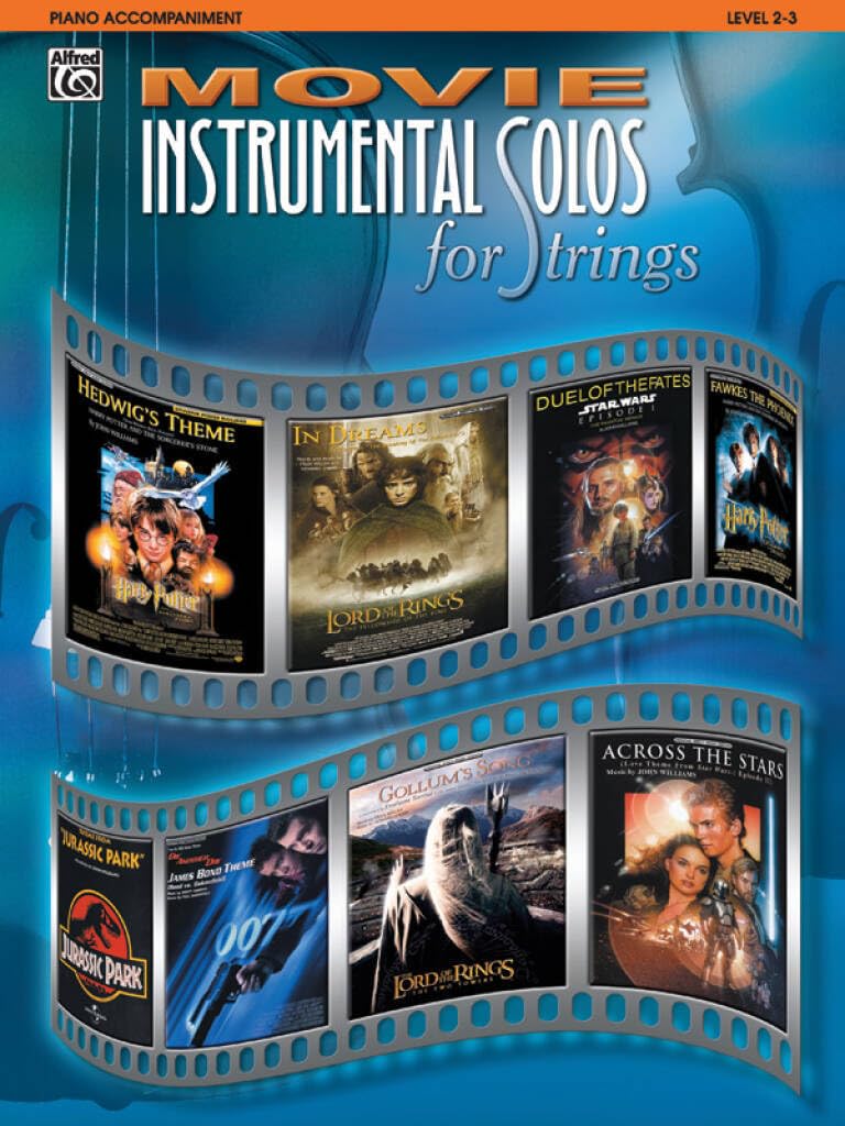 Couverture du livre « MOVIE INSTRUMENTAL SOLOS PIANO ACCOMPANIMENT (STRINGS) PIANO » de Auteurs Divers, librairie Les Contes Infusés à Corte