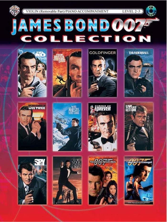 Couverture du livre « JAMES BOND 007 COLLECTION: VIOLIN +CD » de Auteurs Divers, librairie Les Contes Infusés à Corte