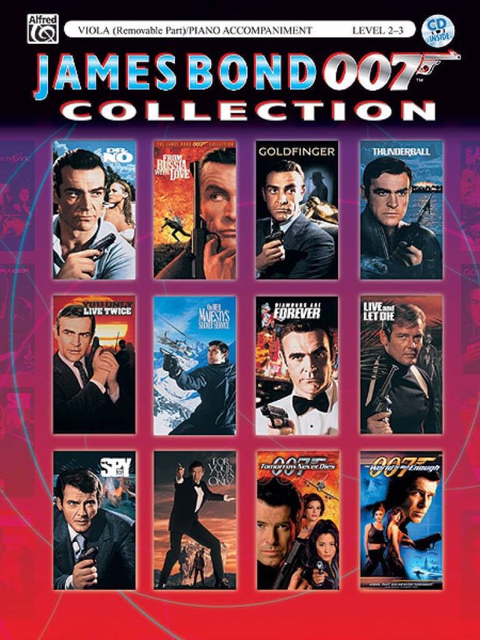 Couverture du livre « JAMES BOND 007 COLLECTION: VIOLA +CD » de Galliford, (edi Bill, librairie Les Contes Infusés à Corte