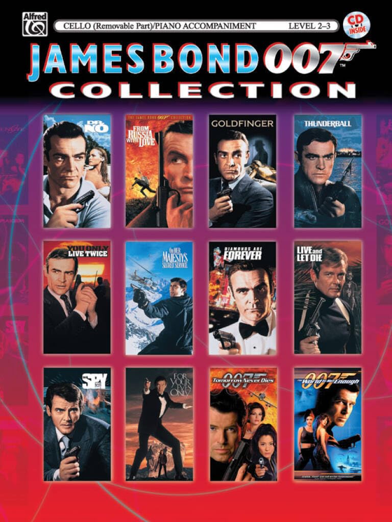 Couverture du livre « JAMES BOND 007 COLLECTION: CELLO +CD » de Galliford, (edi Bill, librairie Les Contes Infusés à Corte