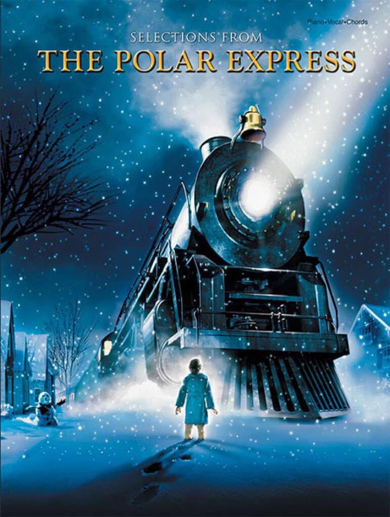 Couverture du livre « THE POLAR EXPRESS - VOCAL SELECTIONS PIANO, VOIX, GUITARE » de Auteurs Divers, librairie Les Contes Infusés à Corte