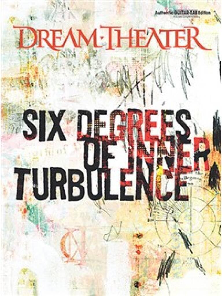 Couverture du livre « DREAM THEATER: SIX DEGREES OF INNER TURBULENCE GUITARE » de Dream Theater (artis, librairie Les Contes Infusés à Corte