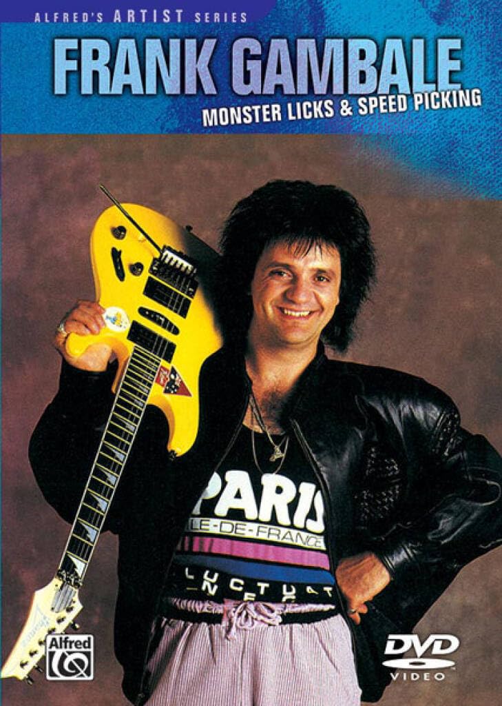 Couverture du livre « FRANK GAMBALE: MONSTER LICKS AND SPEED PICKING (DVD) DVD » de Gambale, (arti Frank, librairie Les Contes Infusés à Corte