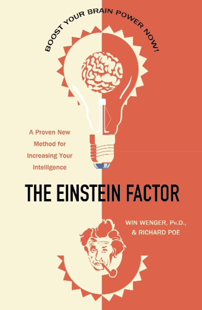 Couverture du livre « THE EINSTEIN FACTOR - A PROVEN NEW METHOD FOR INCREASING YOUR INTELLIGENCE », librairie Les Contes Infusés à Corte