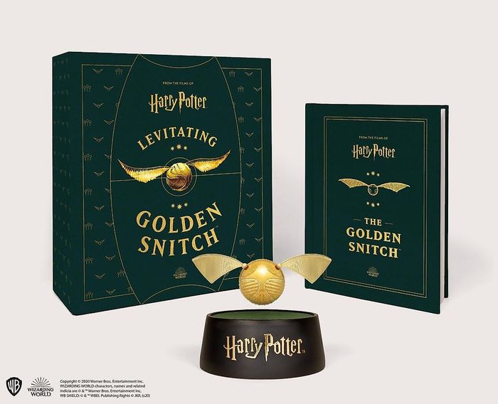 Couverture du livre « HARRY POTTER LEVITATING GOLDEN SNITCH », librairie Les Contes Infusés à Corte
