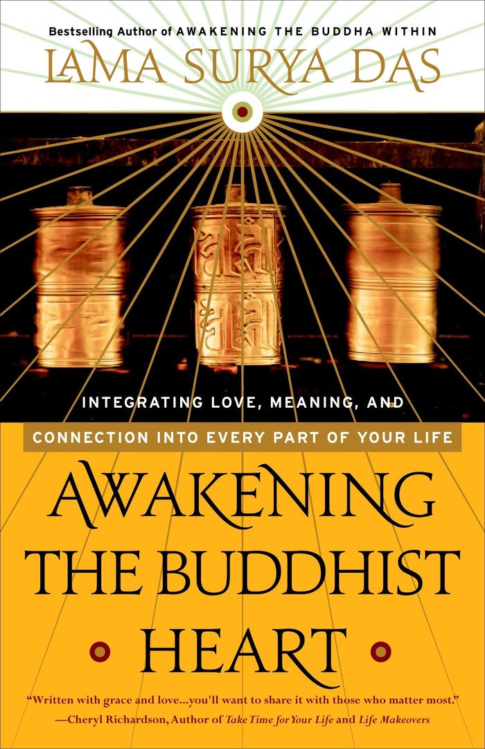 Couverture du livre « AWAKENING THE BUDDHIST HEART /ANGLAIS », librairie Les Contes Infusés à Corte