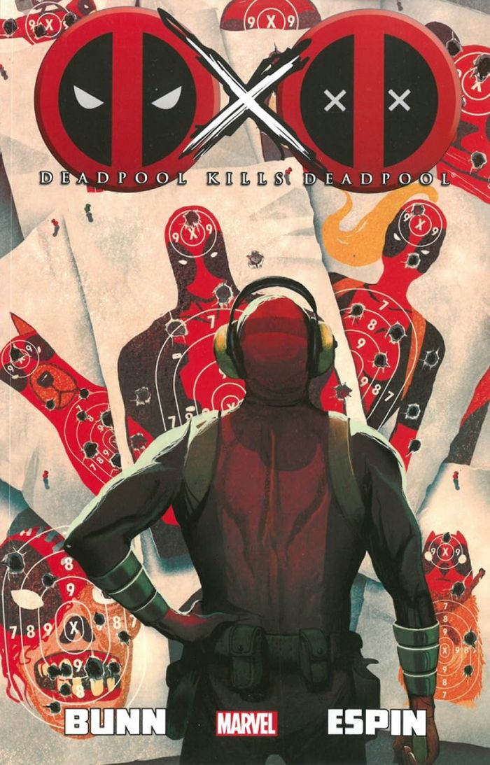 Couverture du livre « DEADPOOL KILLS DEADPOOL » de Bunn/espin, librairie Les Contes Infusés à Corte