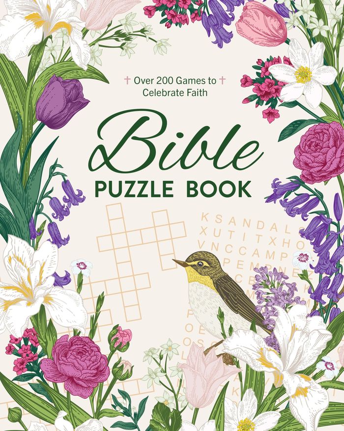 Couverture du livre « BIBLE PUZZLE BOOK - OVER 200 GAMES TO CELEBRATE FAITH », librairie Les Contes Infusés à Corte