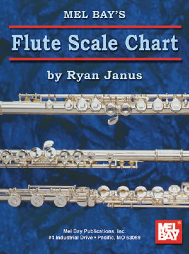 Couverture du livre « RYAN JANUS: FLUTE SCALE CHART » de Janus, (author) Ryan, librairie Les Contes Infusés à Corte