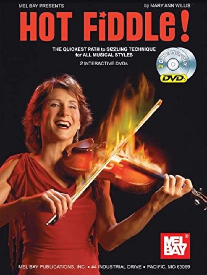 Couverture du livre « MARY ANN WILLIS: HOT FIDDLE! +DVD » de Willis, Mary Ann (au, librairie Les Contes Infusés à Corte