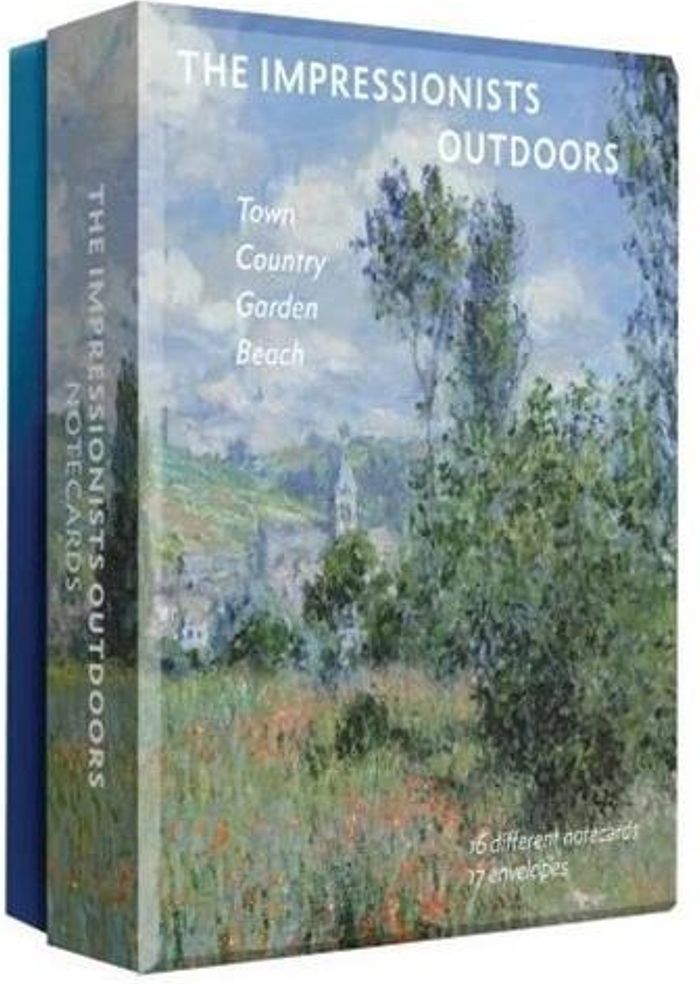 Couverture du livre « THE IMPRESSIONISTS OUTDOORS NOTECARD SET /ANGLAIS », librairie Les Contes Infusés à Corte