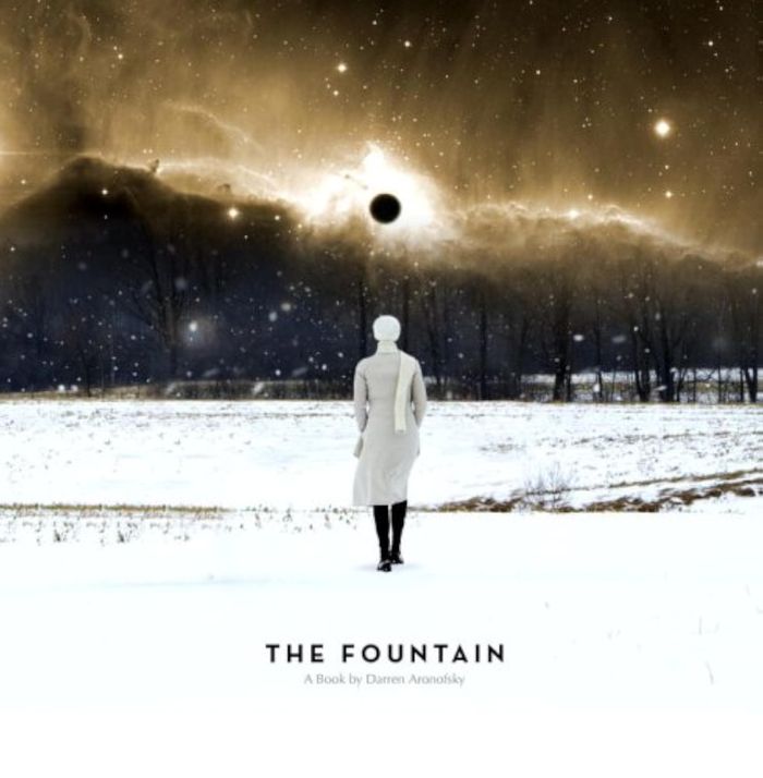 Couverture du livre « THE FOUNTAIN » de D.Aronofsky, librairie Les Contes Infusés à Corte