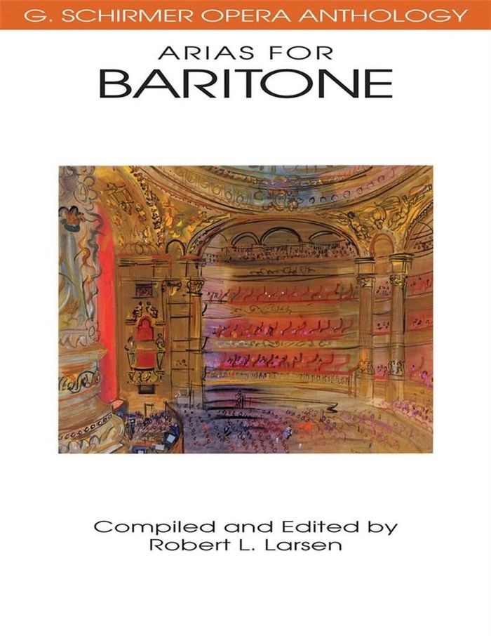 Couverture du livre « G. SCHIRMER OPERATIC ANTHOLOGY - ARIAS FOR BARITONE » de Auteurs Divers, librairie Les Contes Infusés à Corte