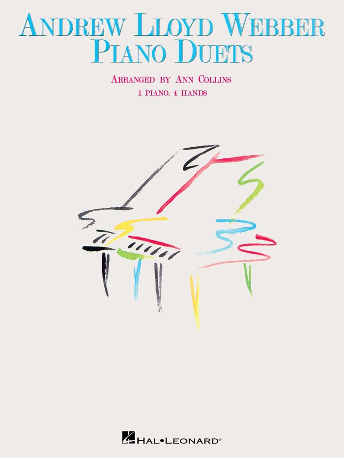 Couverture du livre « ANDREW LLOYD WEBBER PIANO DUETS PIANO » de Andrew Lloyd Webber, librairie Les Contes Infusés à Corte